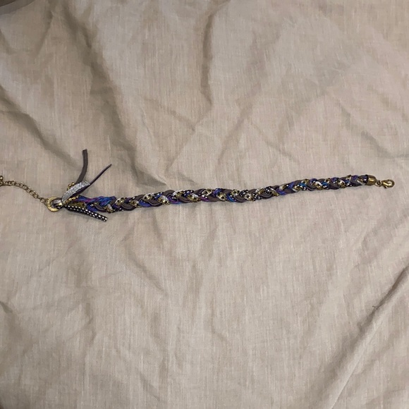 Beaded and fabric choker - Picture 3 of 3